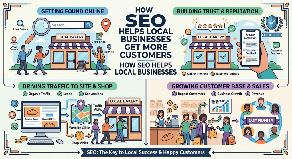 SEO Helps Local Businesses Get More Customers
