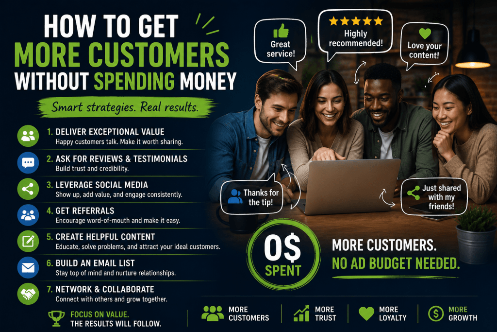 Get more customer without spending money - CreativeBox Digital Marketing