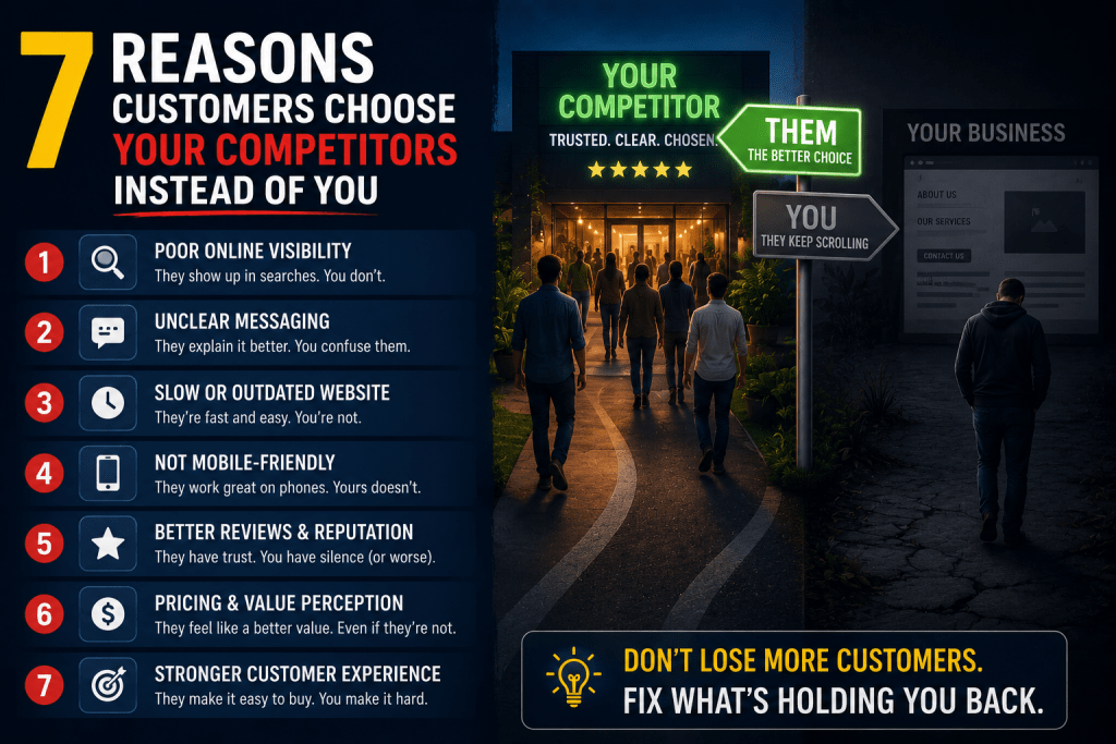 7 Reasons Your Competitors Are Winning More Customers - CreativeBox Digital Marketing